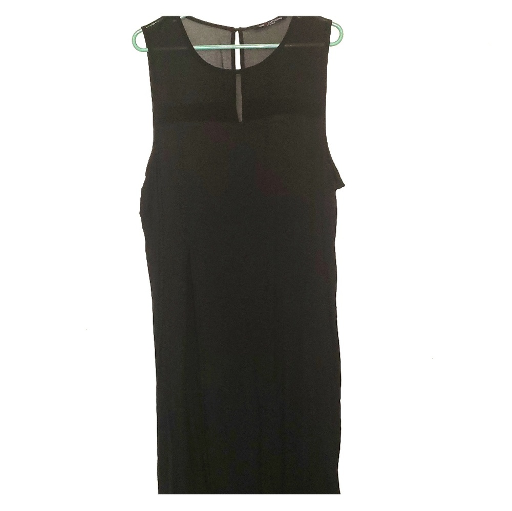 3X Juniors One Clothing black dress with slit
